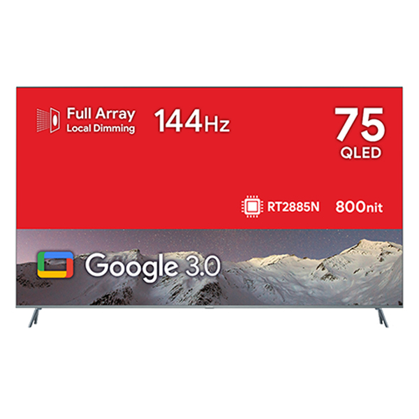 [더함] 구글OS 스마트 게이밍 QLED TV 75인치 UG754Q