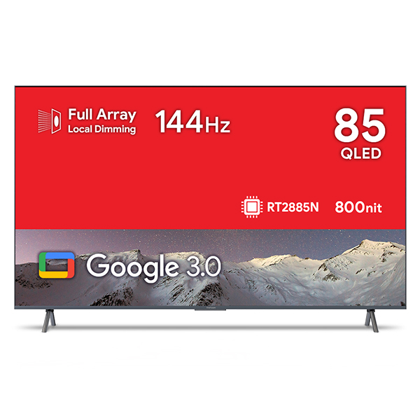 [더함] 구글OS 스마트 게이밍 QLED TV 85인치 UG854Q